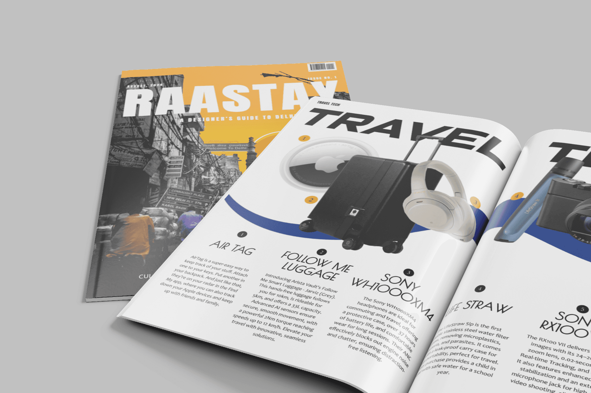travel magazine cover