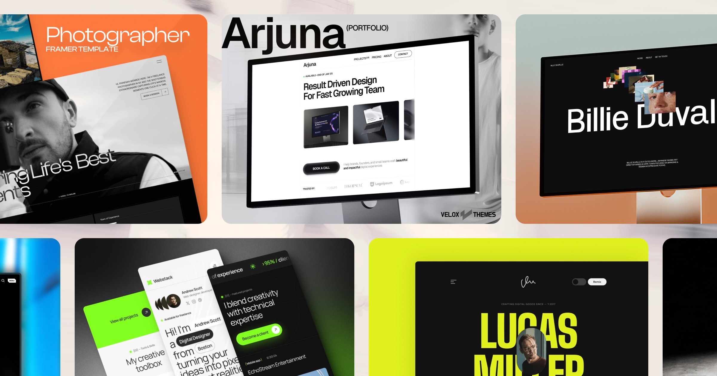 10 Best Free Framer Templates