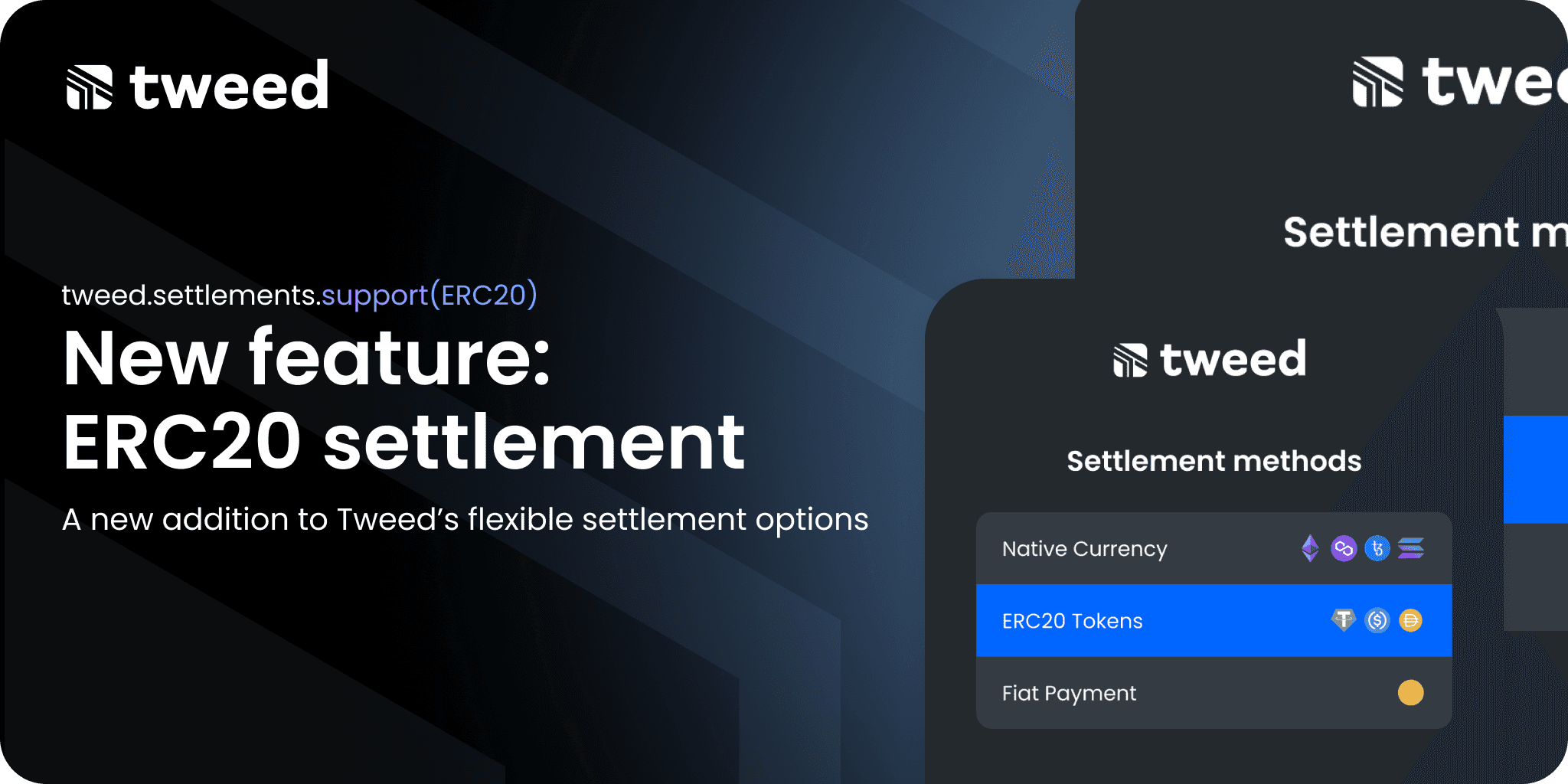 ERC20 settlement