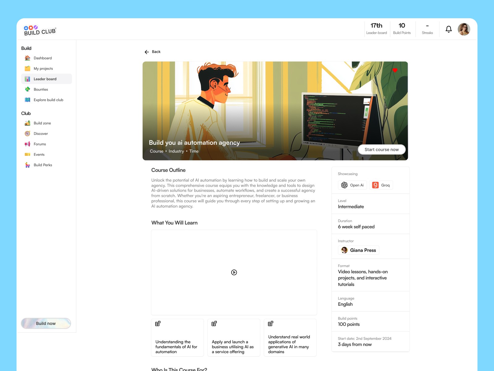 Pricing section for Preve