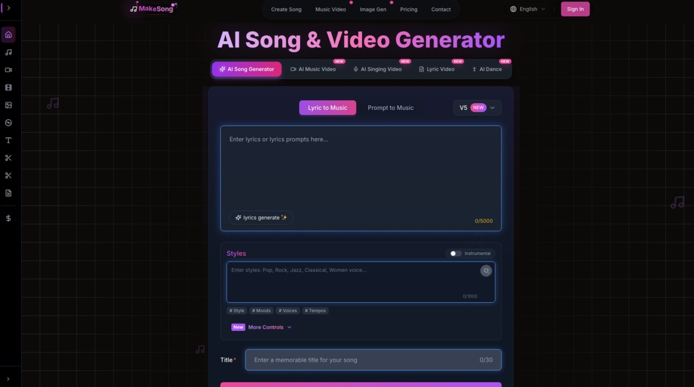 ai song generator