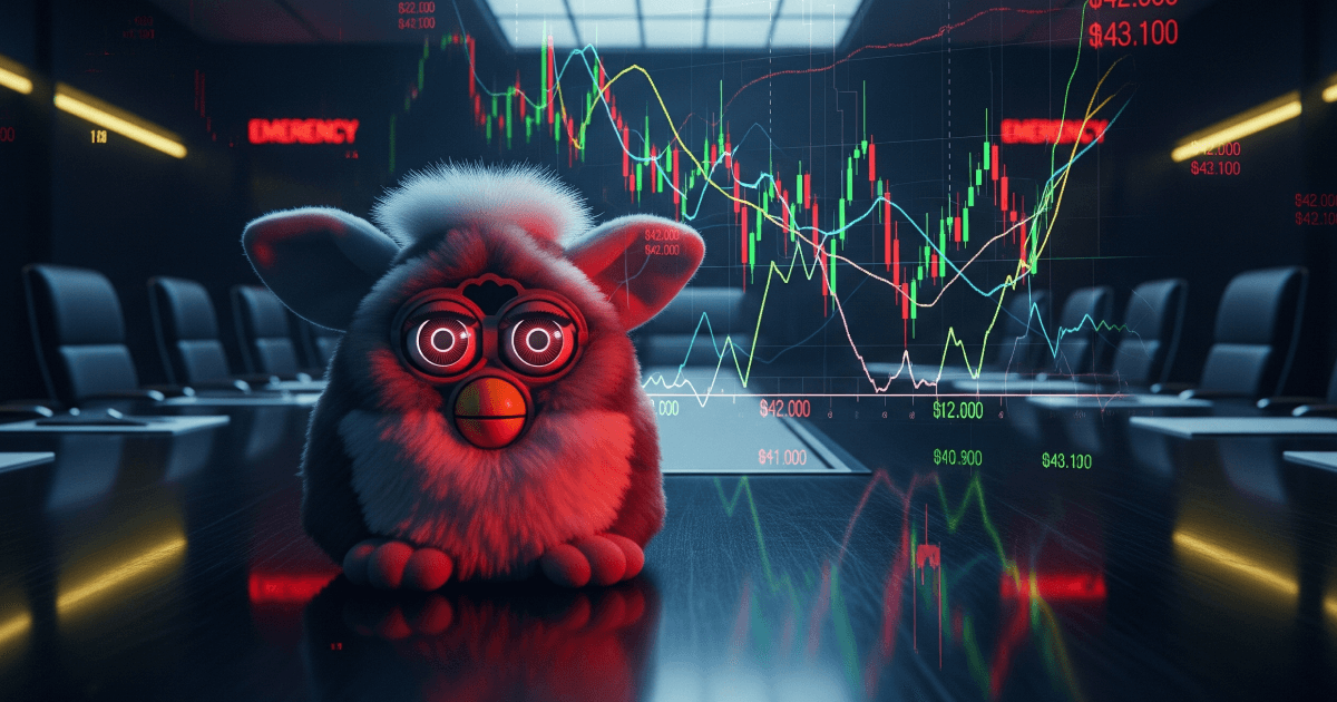 Is a toy a harbinger of an economic collapse - the economic warning brought by Furbys?