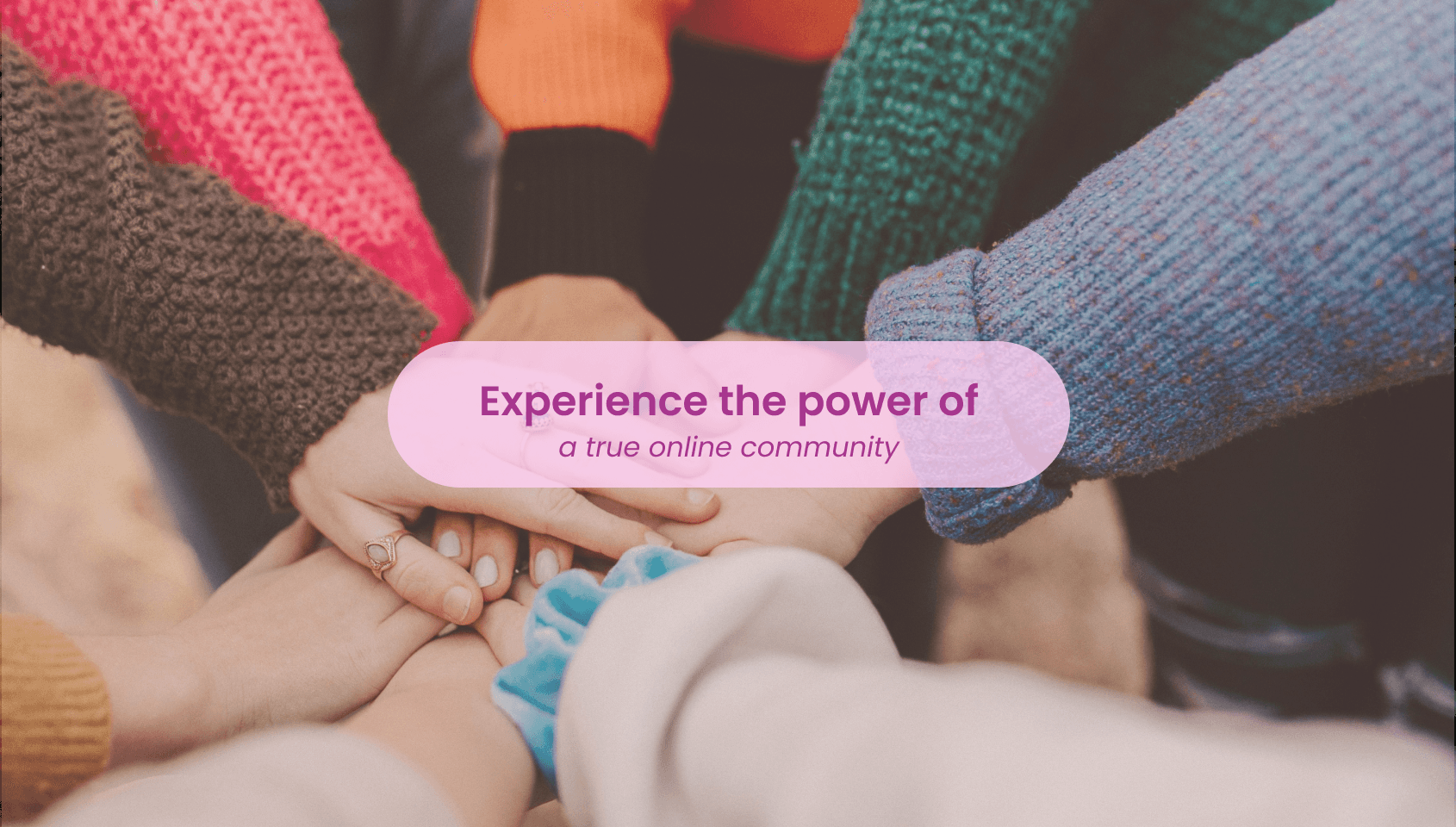 A group of people stacking their hands, symbolizing unity and commitment - reflecting the aspects of a thriving organization and club.