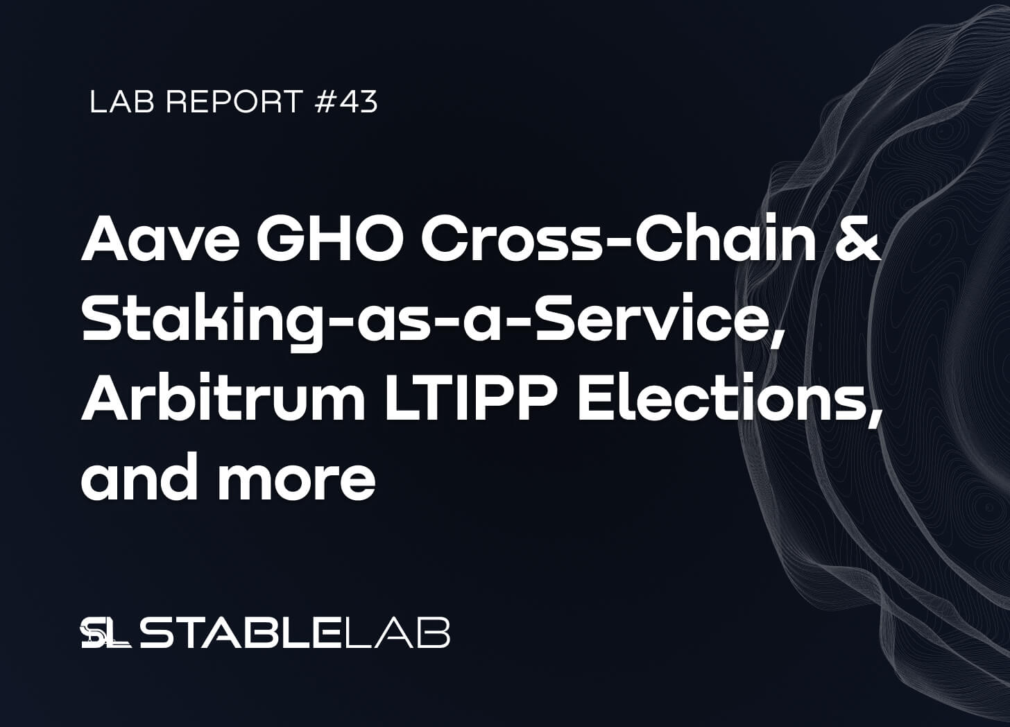 StableLab newsletter 11