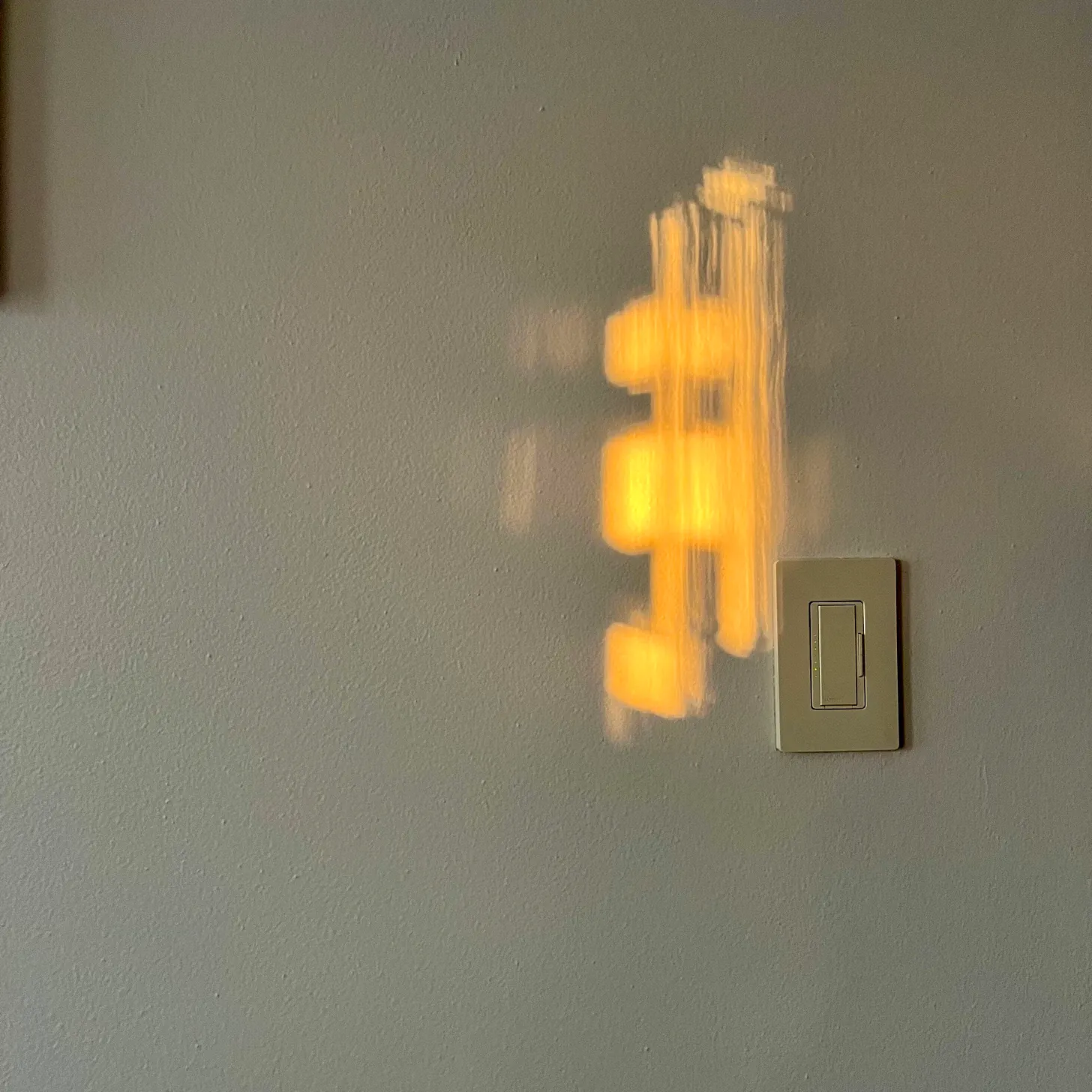 Non-acrylic paint reflecting golden hour light during a heatwave