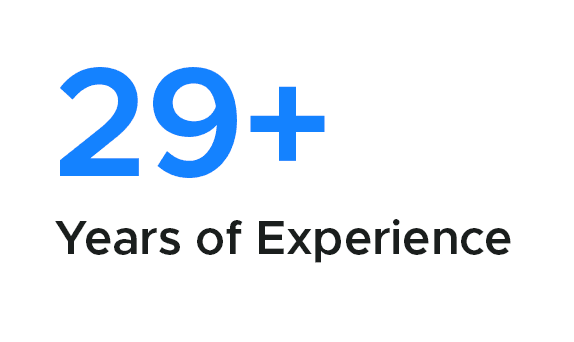 28+ Years of experience
