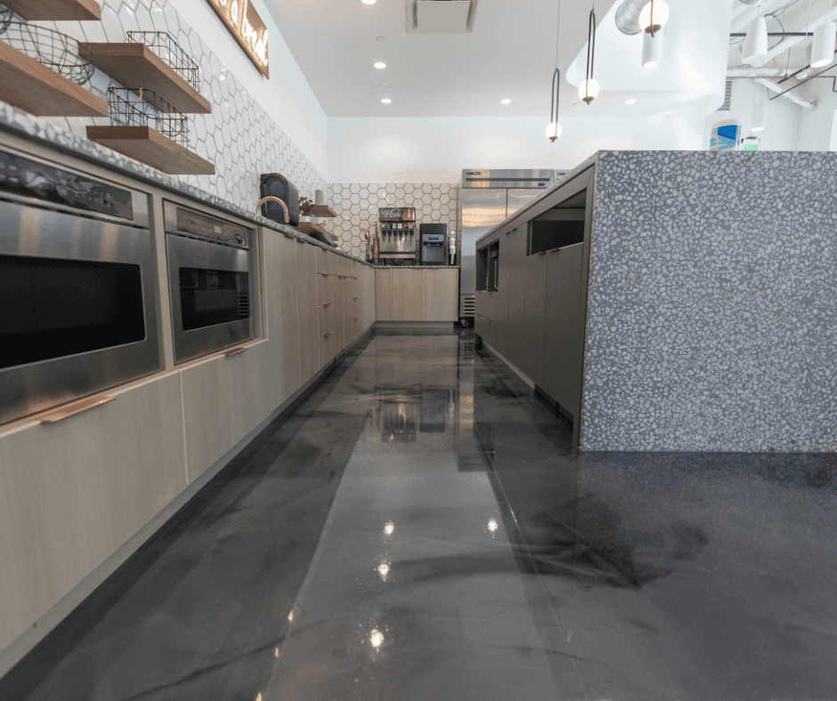 Professional Indoor Metallic Floor Coating