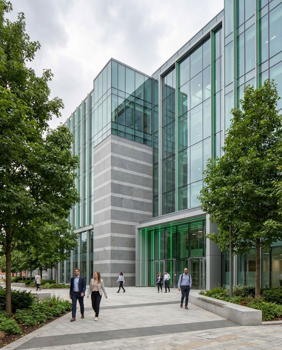 UK Health Security Agency building exterior.