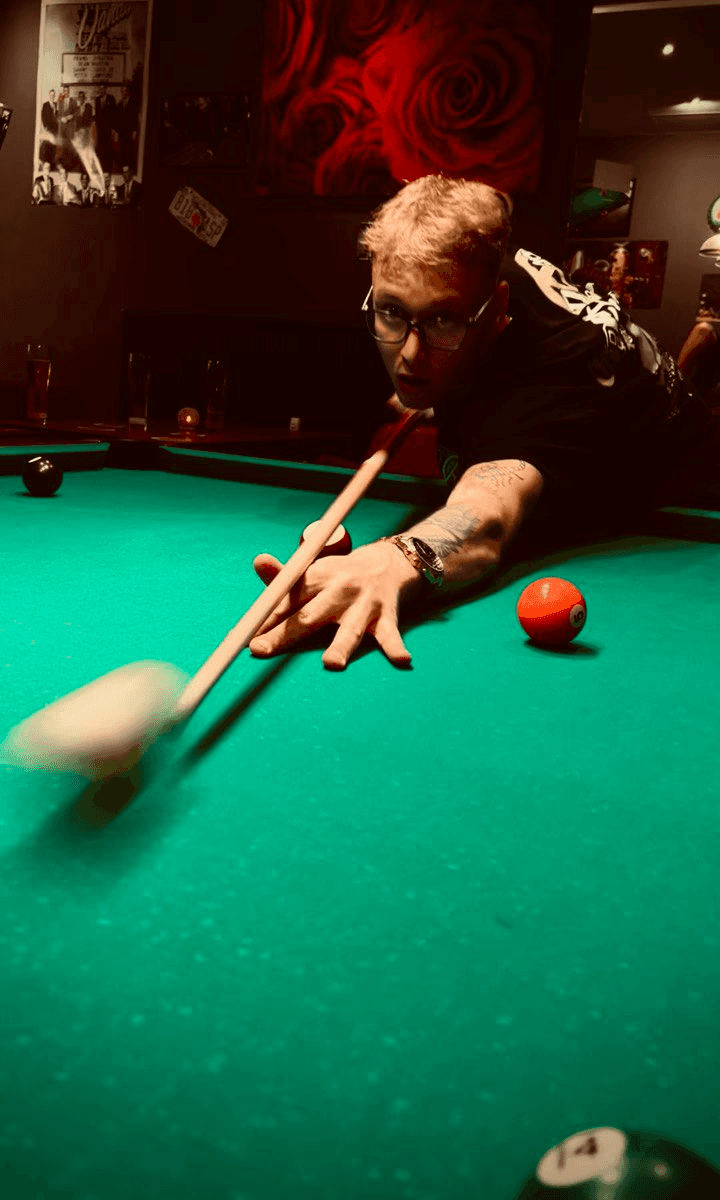 a woman wearing headphone