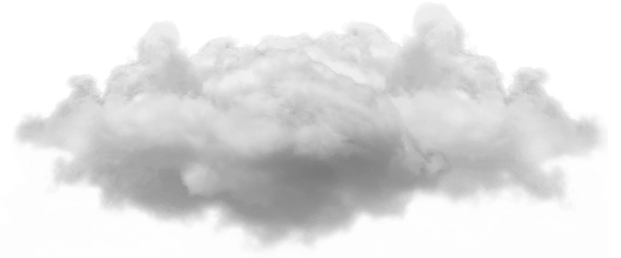Illustrated cloud graphic