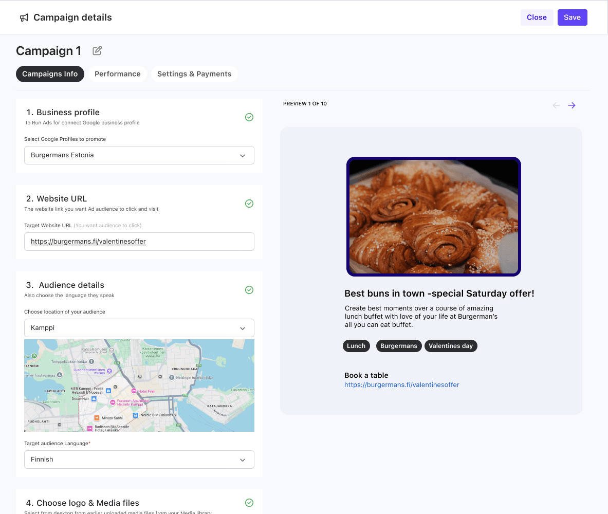 man standing beside table while holding food