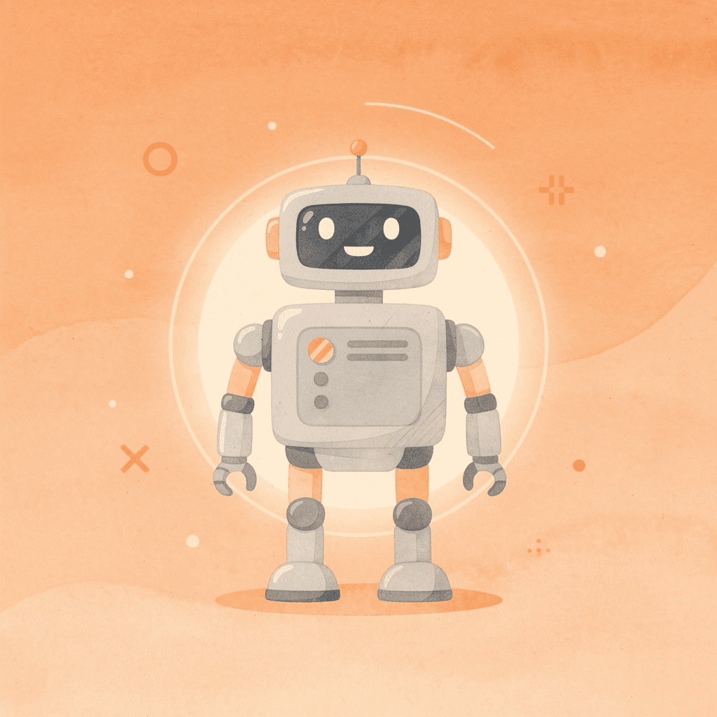 AI robot icon representing modern search intelligence