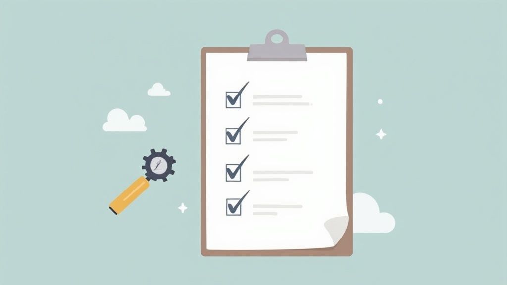 An infographic breaking down the Problem-Solution Action Plan: 1) Acknowledge the specific issue, 2) State the concrete action taken, 3) Detail preventative measures, 4) Offer a direct follow-up.
