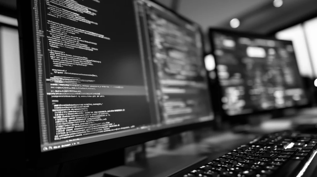 code written on a desktop screen 