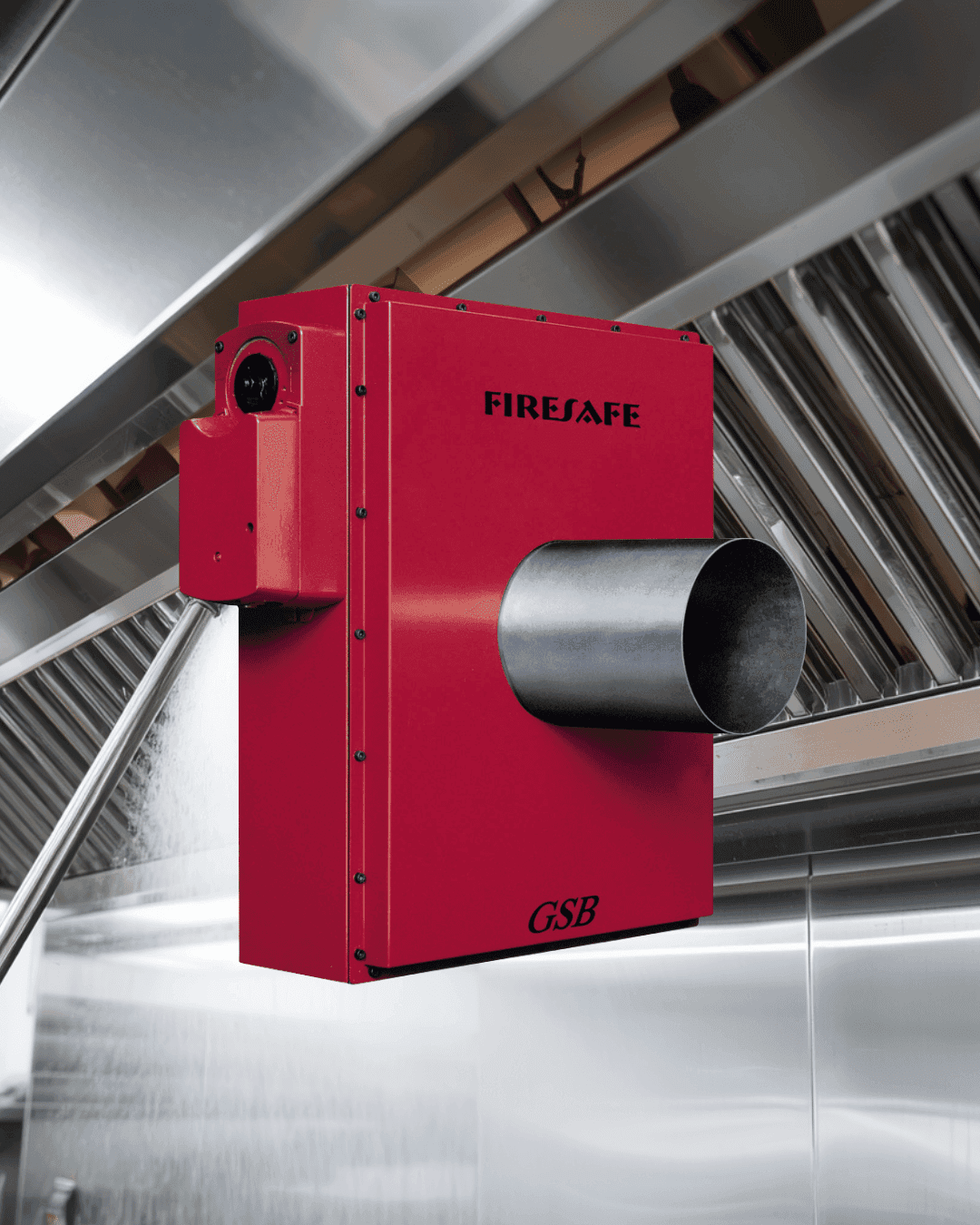 Detailaufnahme von einem Firesafe.