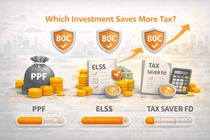 PPF vs ELSS vs Tax Saver FD: Which Investment Saves More Tax?
