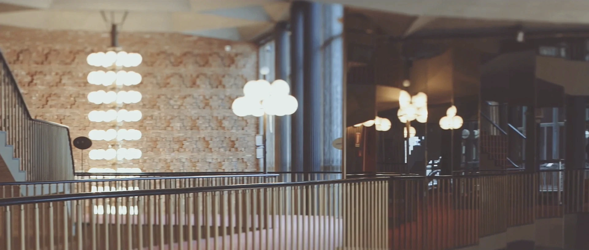Mollino for American Vogue: main video still showing a vintage interior with furniture, shadows and architectural character.