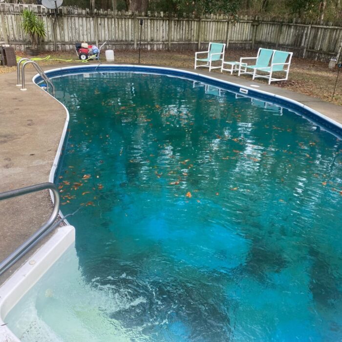  Professional gutter installation on a residential roofline in Hilton Head SC.