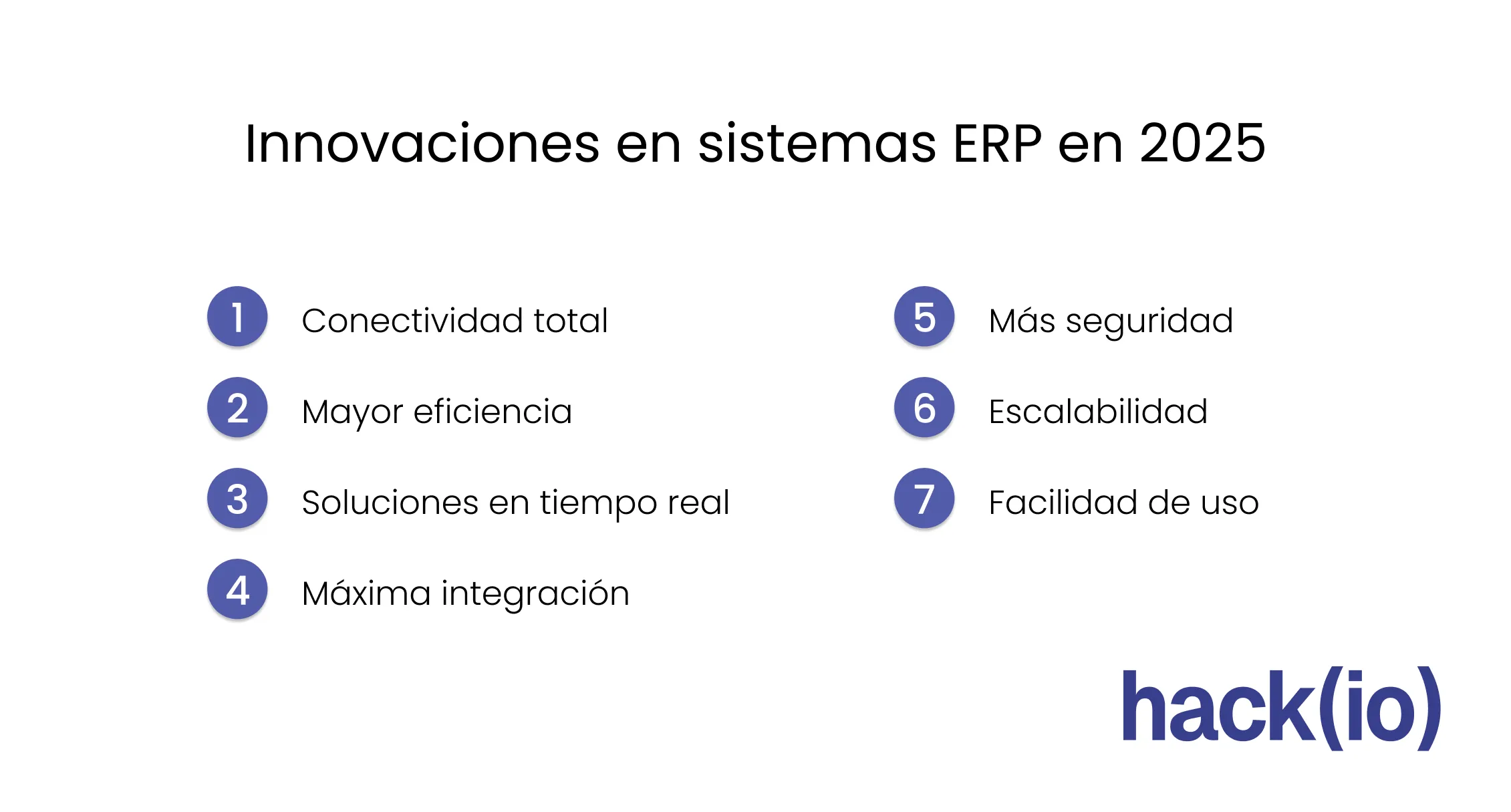 Innovaciones en sistemas ERP