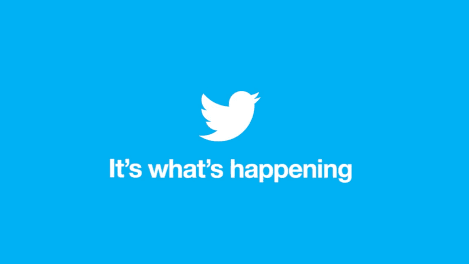 Twitter logo with tagline