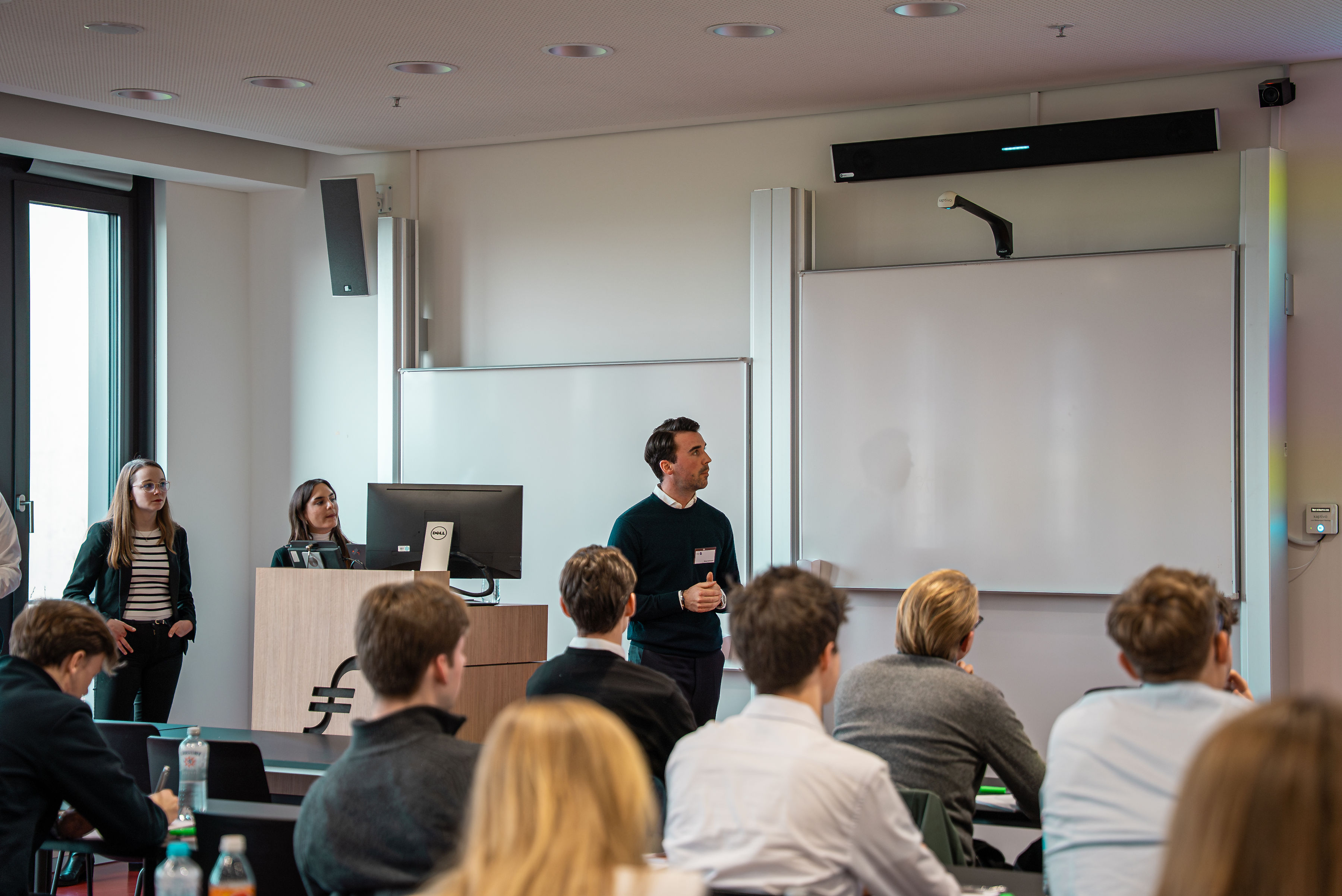 a man holding a microphone in his hands