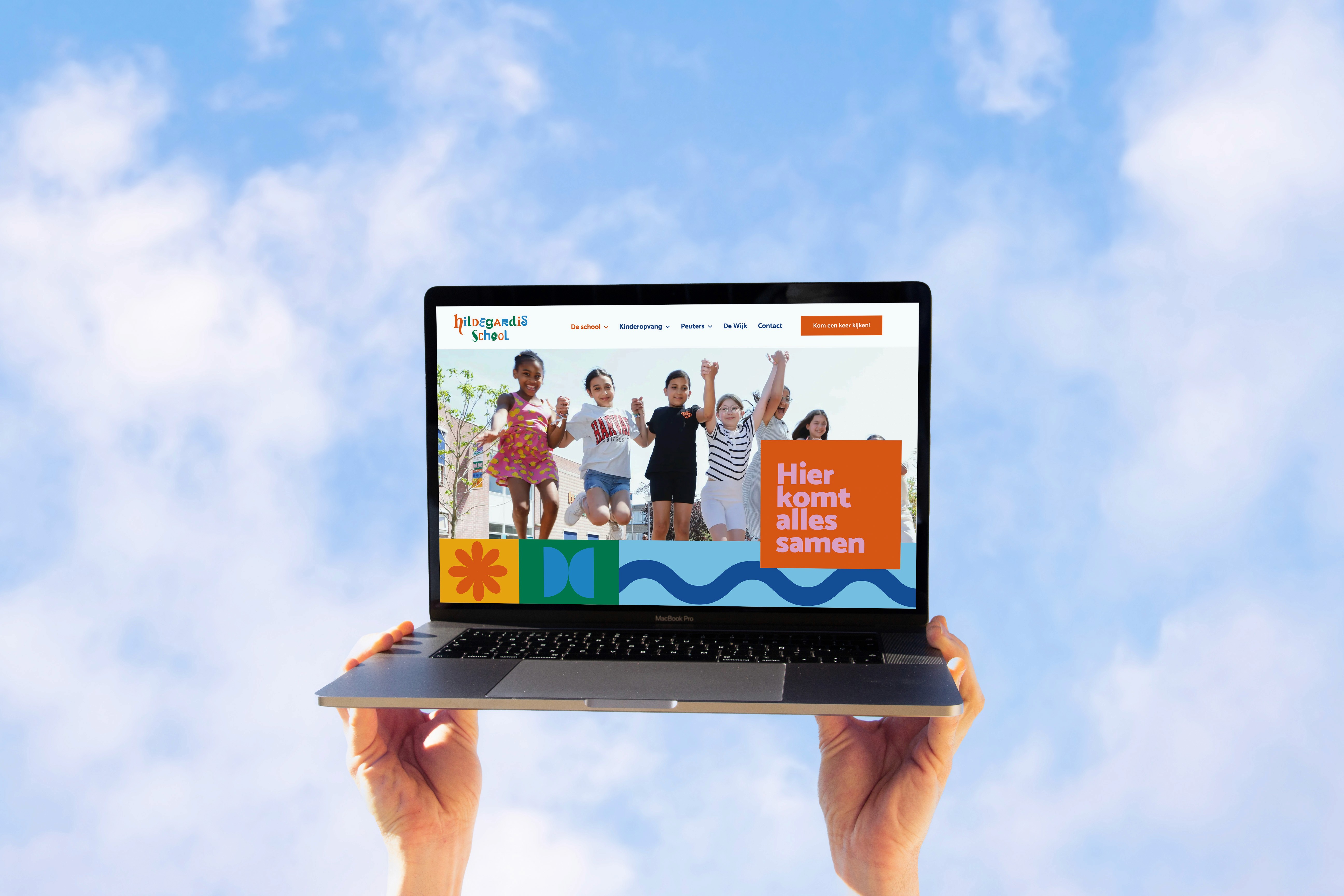 Grafisch ontwerp Hildegardis School website