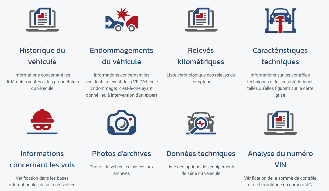 Historique d'un véhicule 