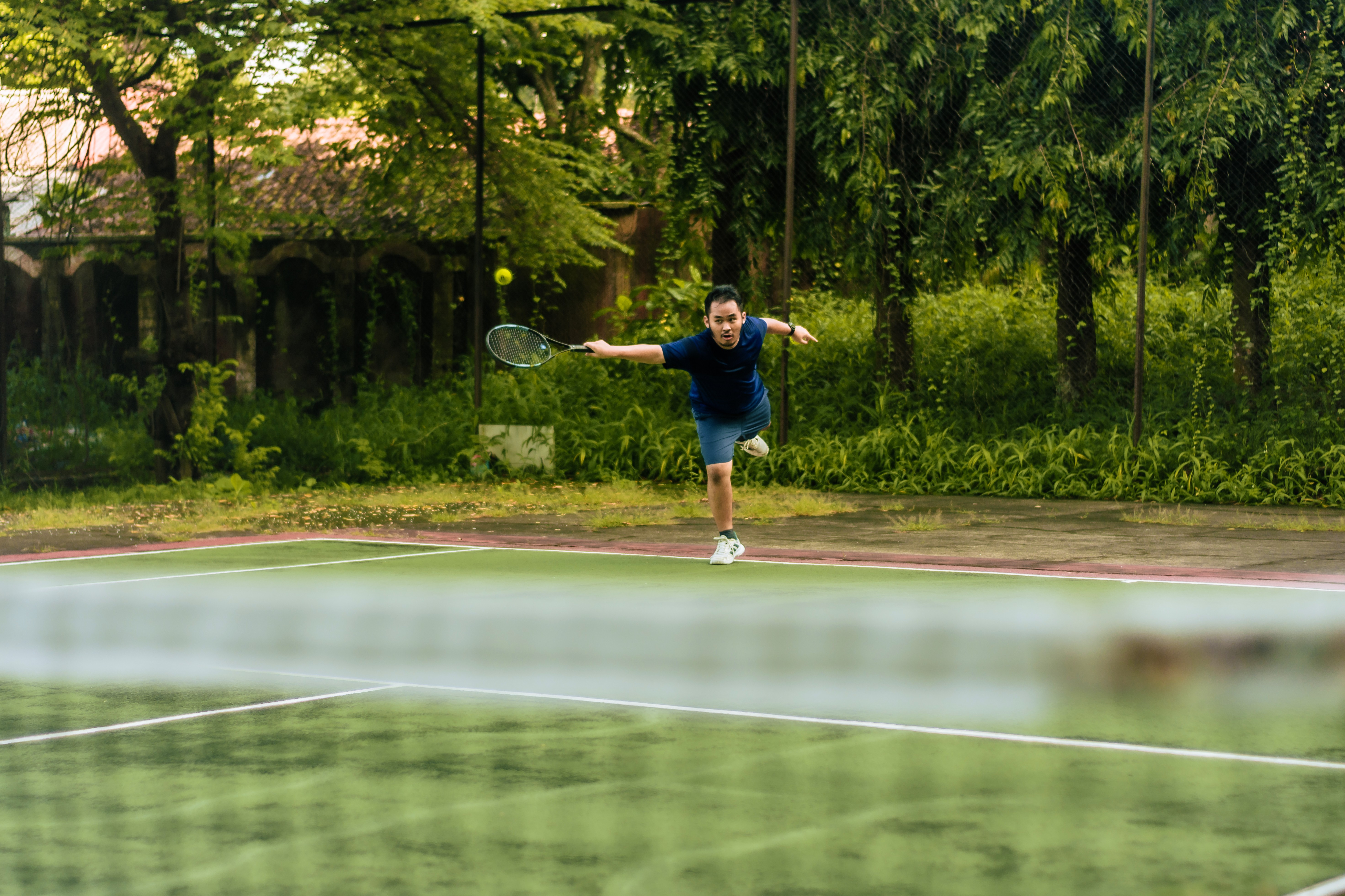 Dominicus Play Tennis at Jember