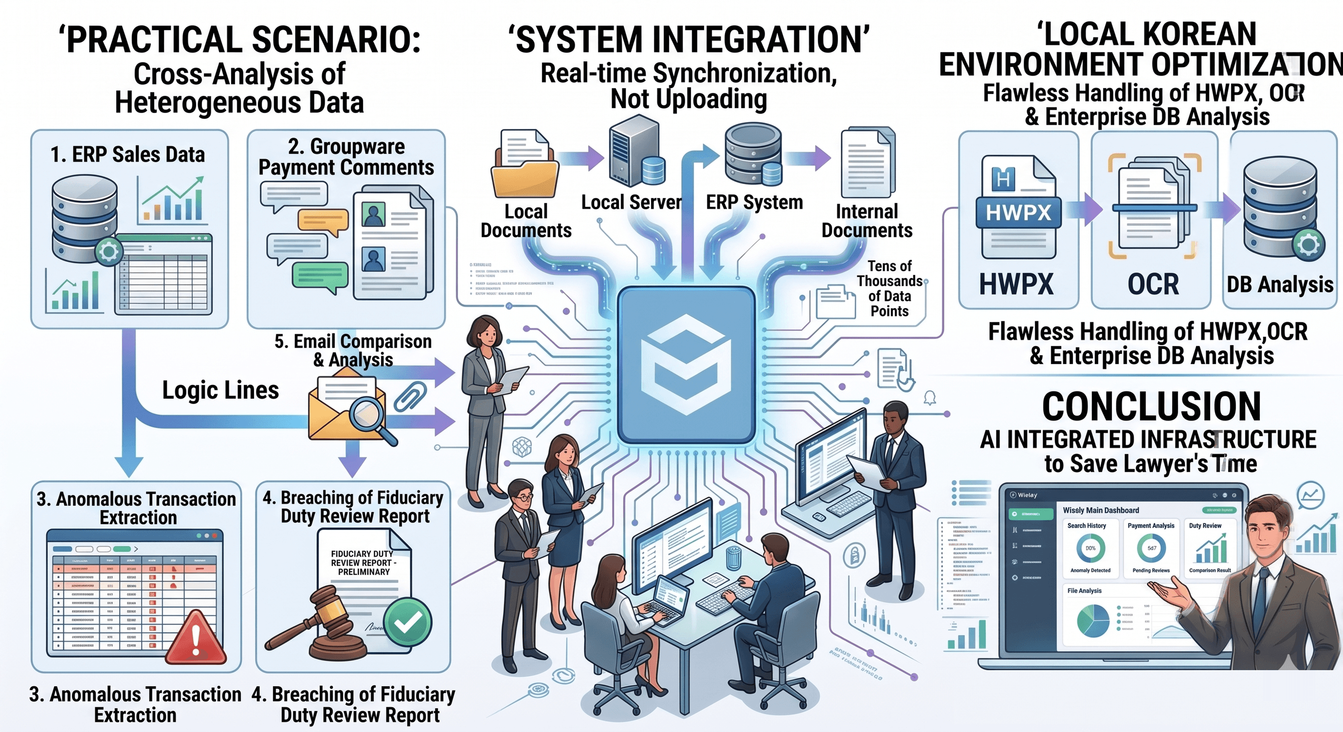 Legal AI: Sync Case Files, ERP & Knowledge Base