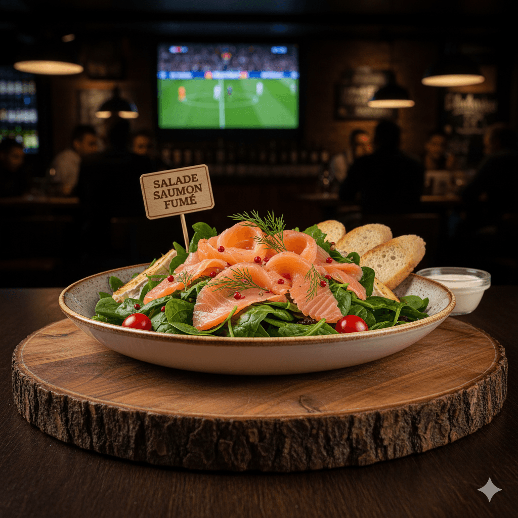 Salade saumon fumé Half Time