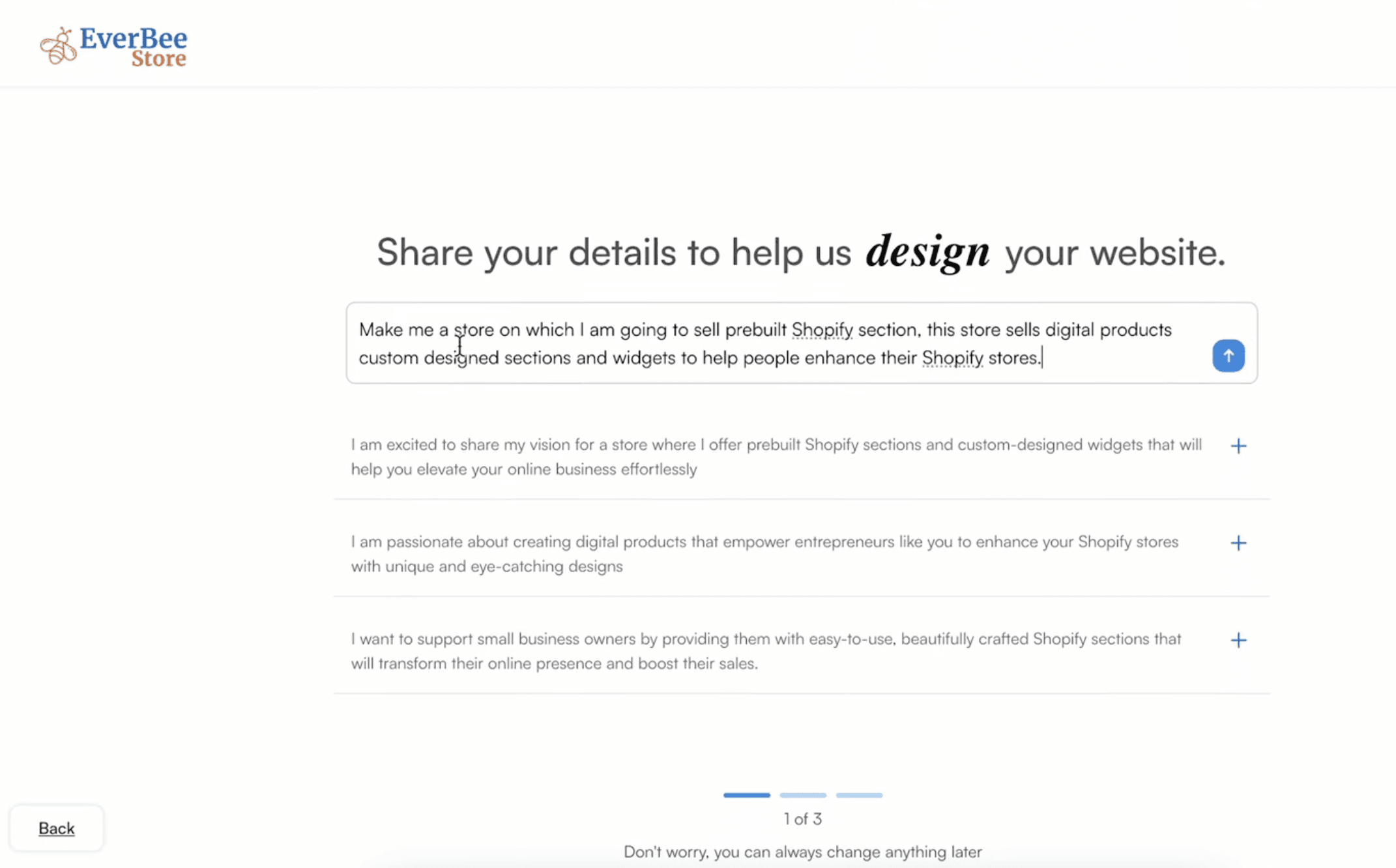 everbee store ai builder