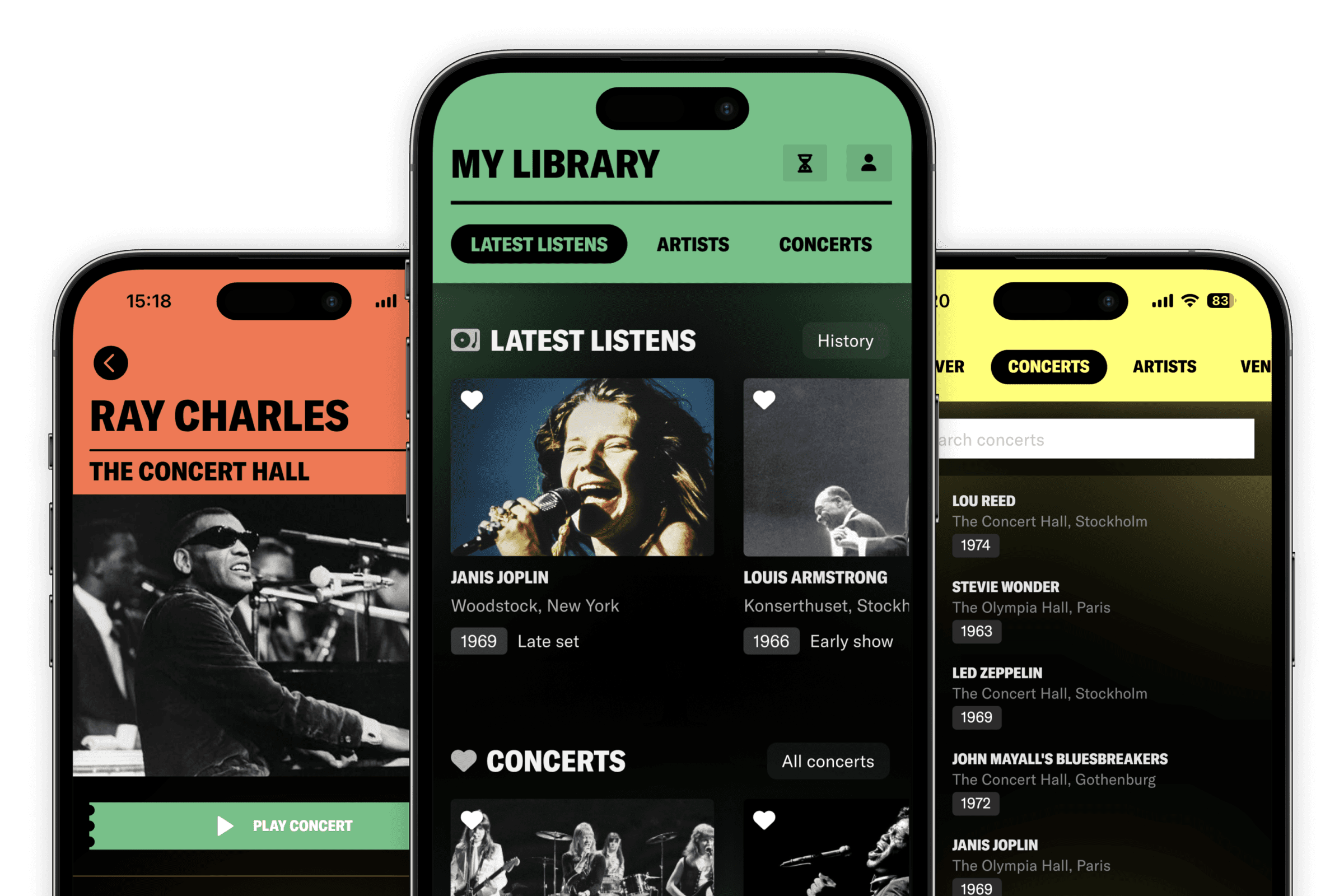 Sistris - Relive live music for iOS & Android