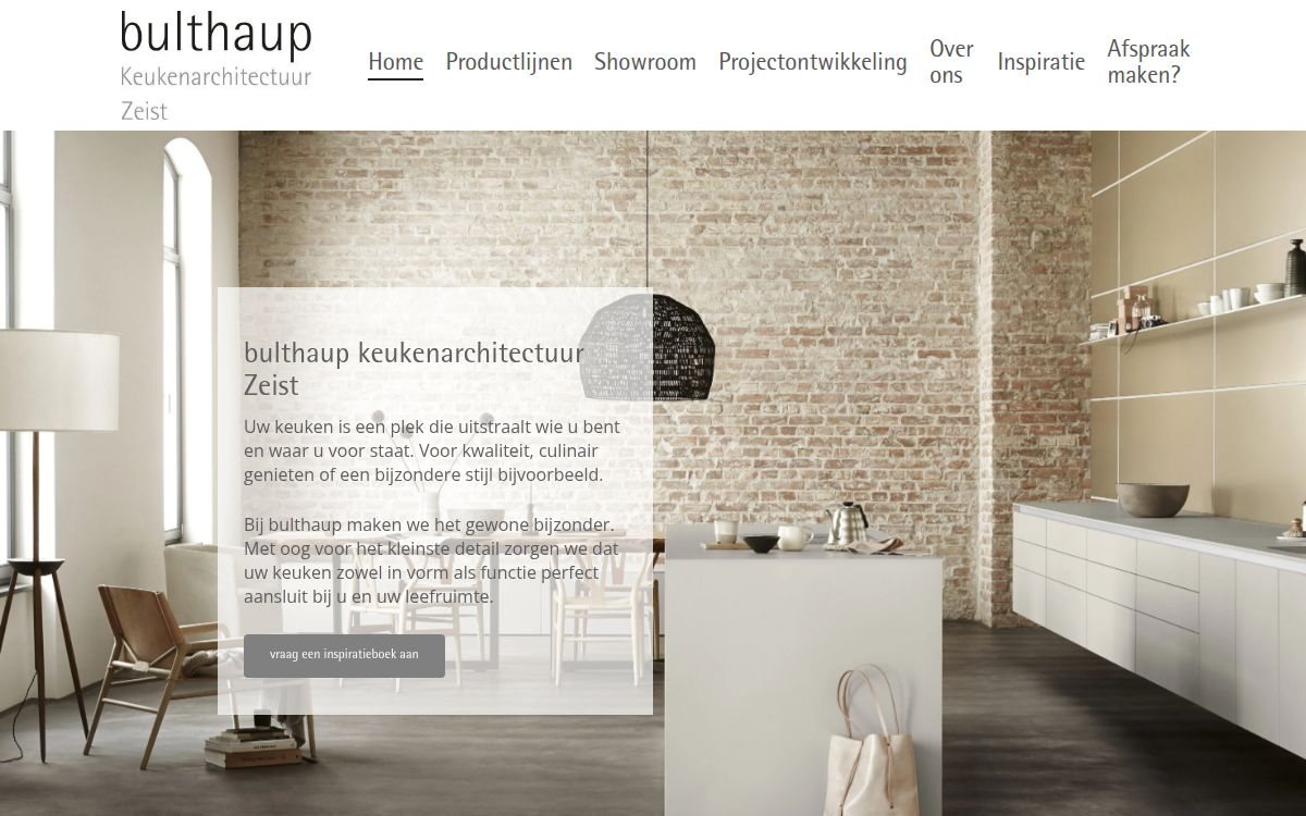 Homepage van bulthaup-zeist.nl