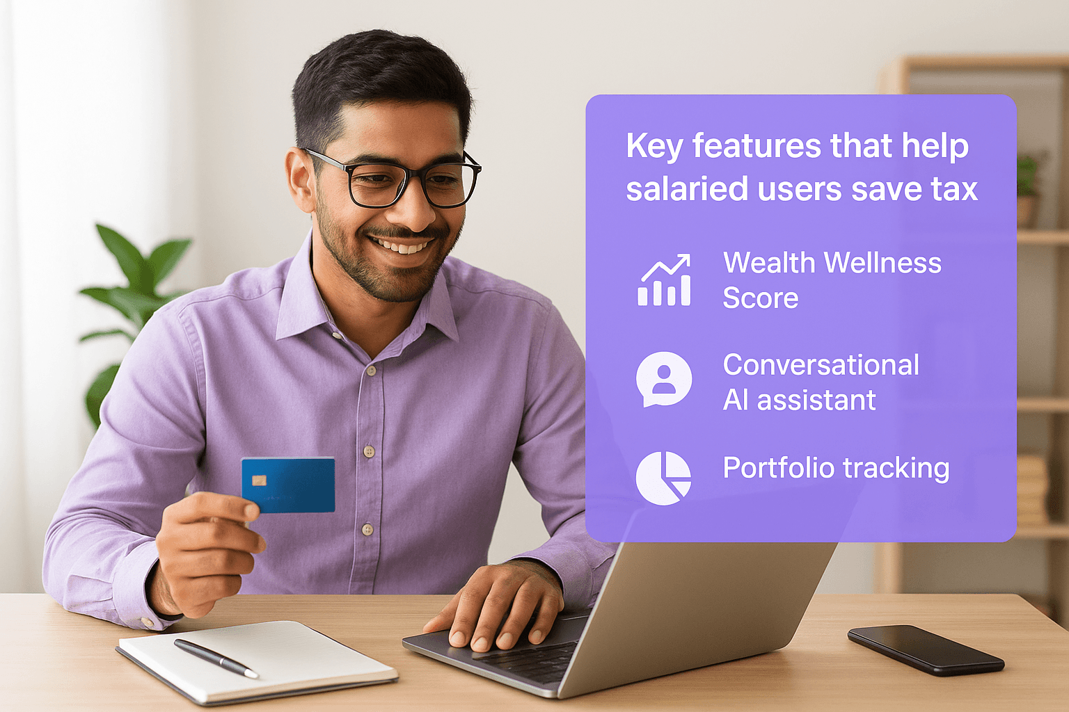 Key features that help salaried users save tax