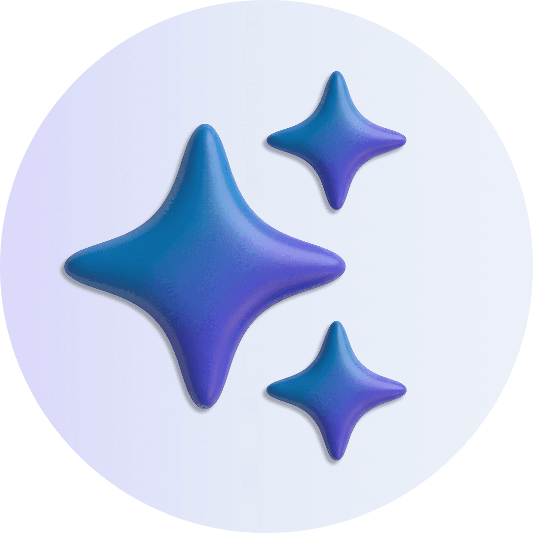 Drei blaue Sterne im Kreis