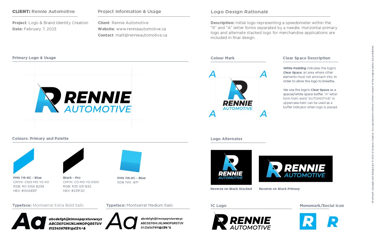 Rennie Auto Compsheet
