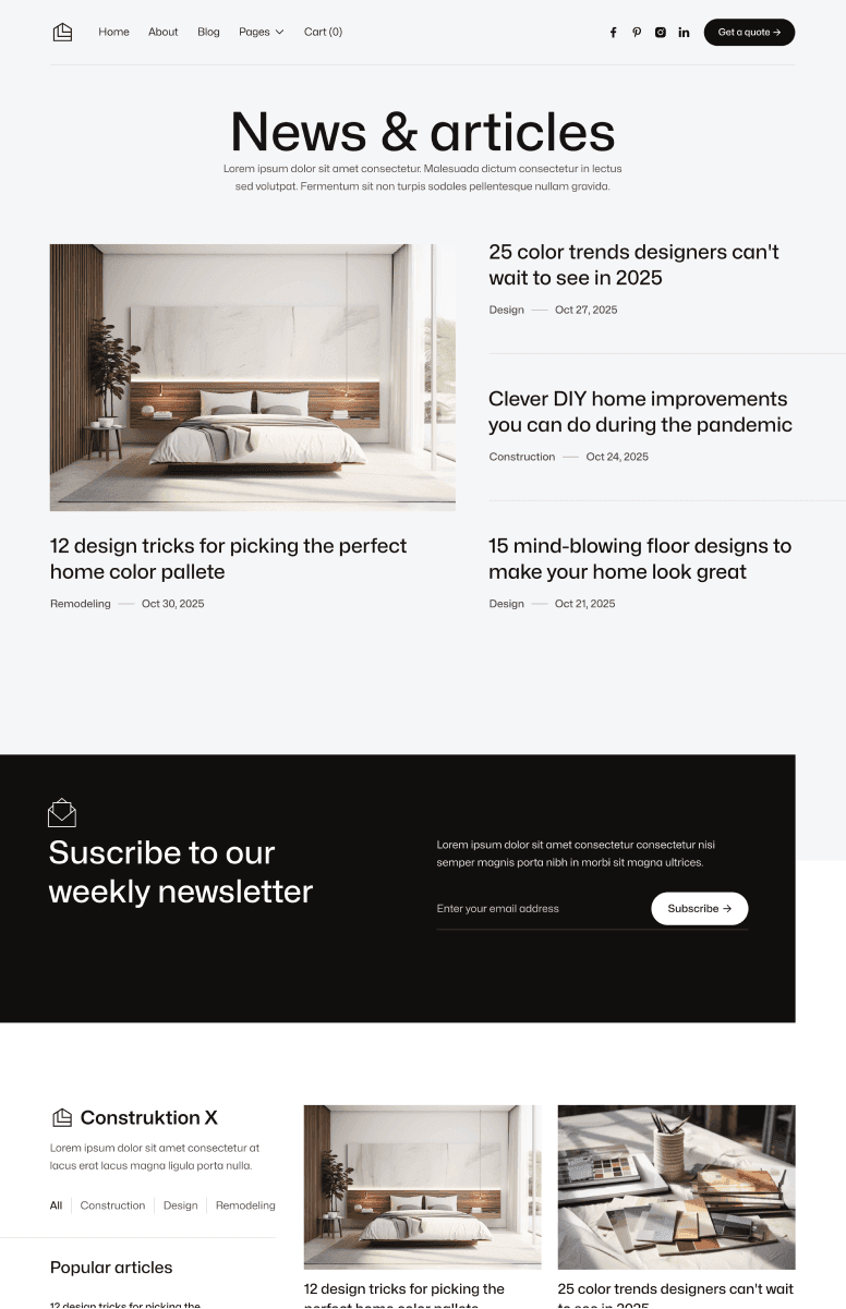 Home V1 - Doctr X Framer Template