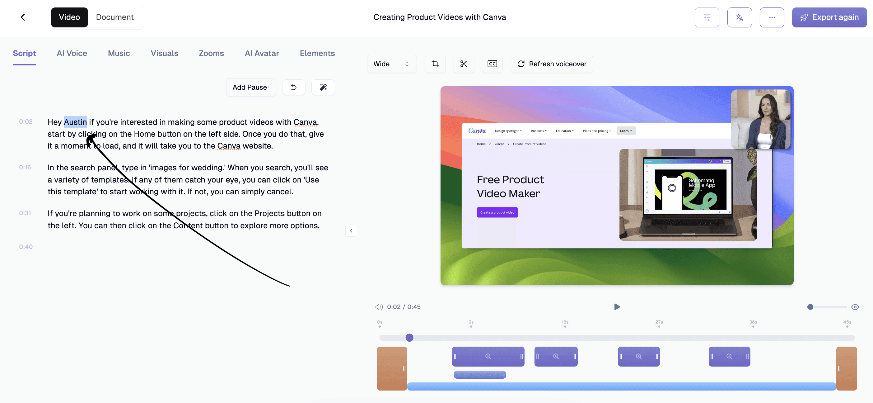 Trupeer dashboard camtasia software