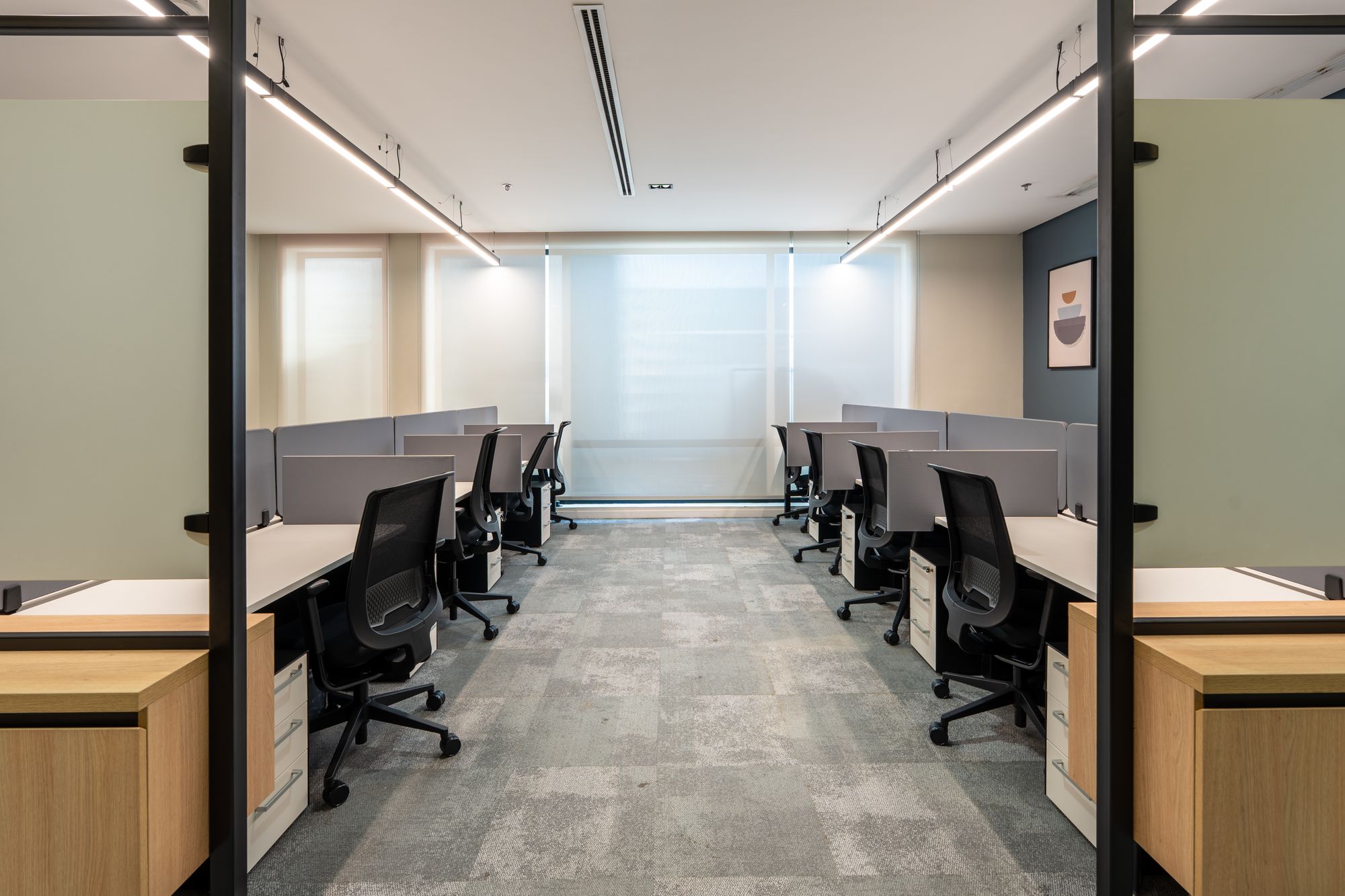 Workspace with city views at DIOM Century Corner