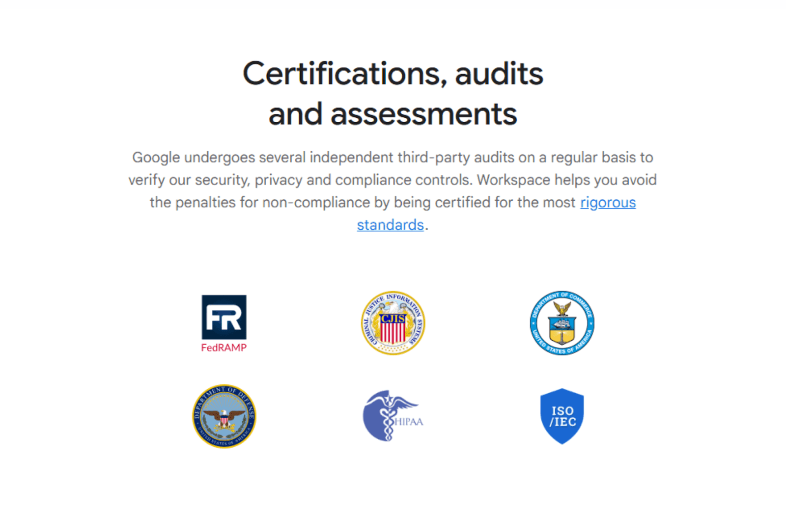 Google Workspace’s security features