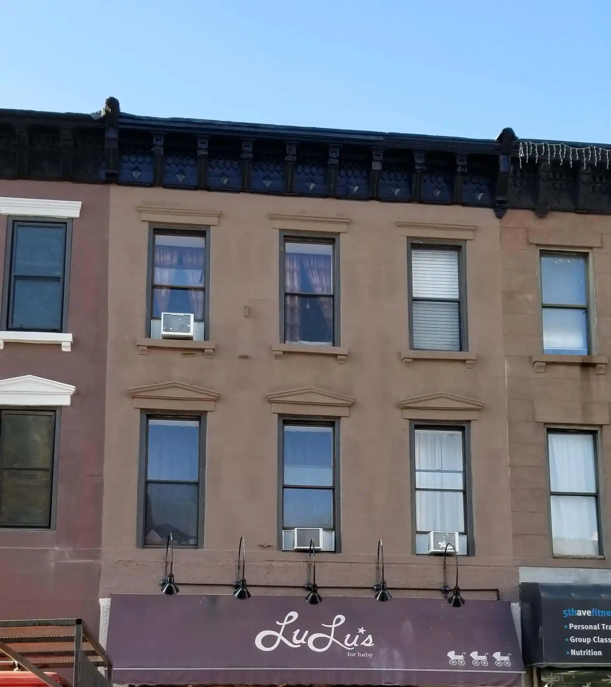 Brownstone Facade resored by Jewel Construction Company in Park Slope, Brooklyn.