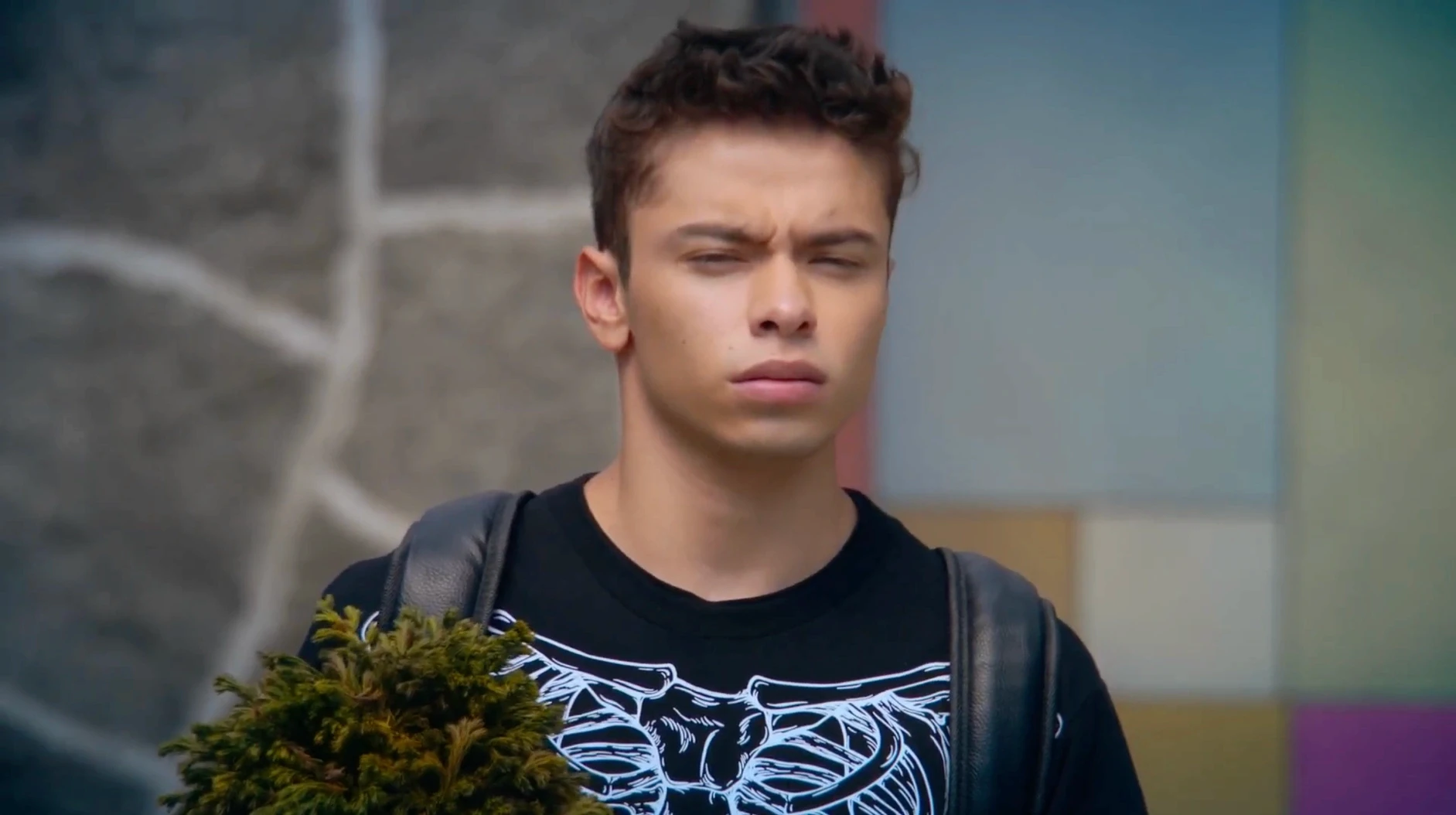 a woman wearing headphone