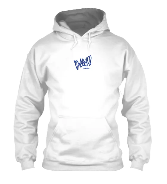 Graffiti Herren Hoodie farbig, Weiss, Vorderseite