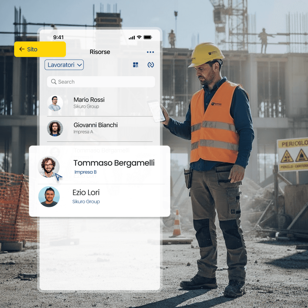 schermata app sikuro, controllo delle risorse di un sito da mobile