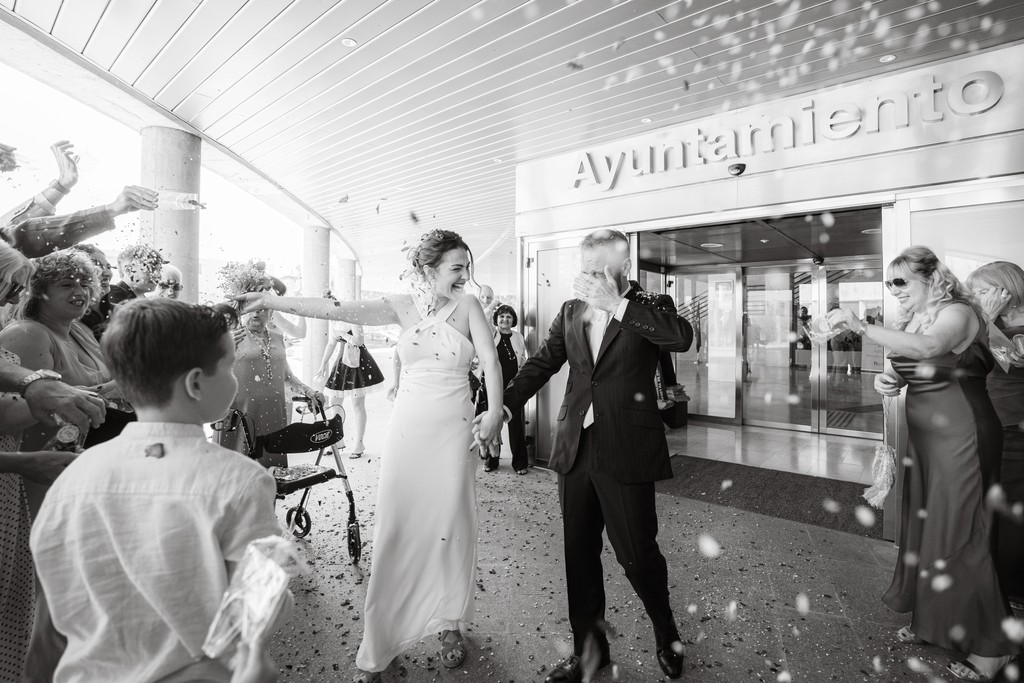 Fotografía de boda con estilo de revista creada por Fortuny & Co.