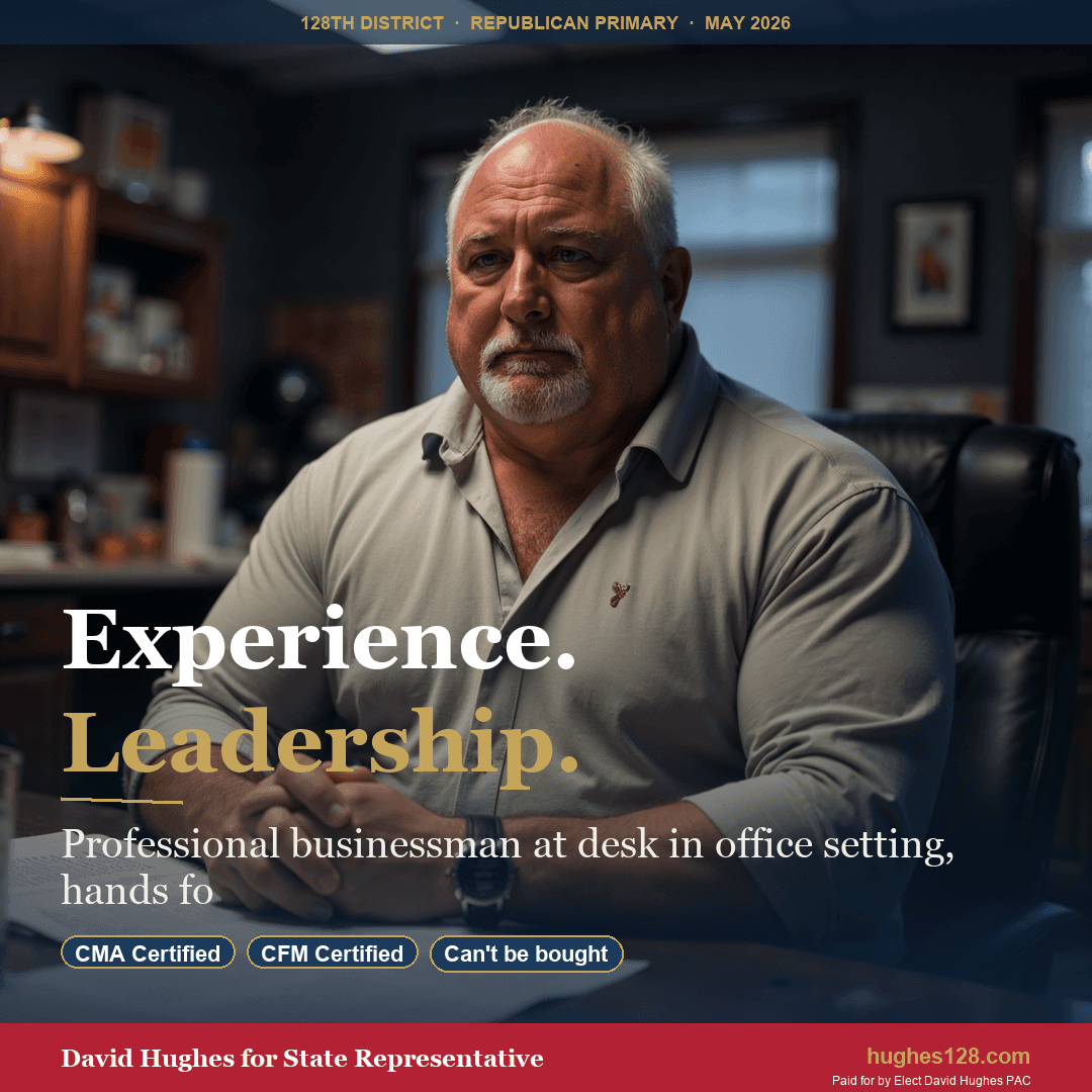 David Hughes — 40 years Fortune 500 finance leadership, CMA and CFM certified