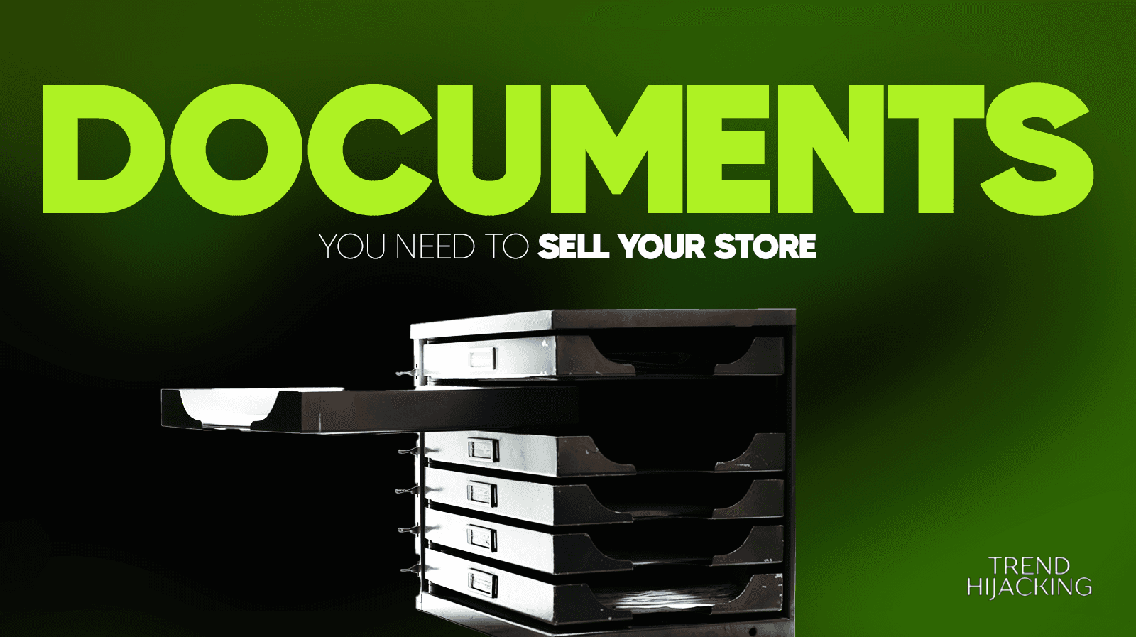 how to prepare financial documents for selling an ecommerce business