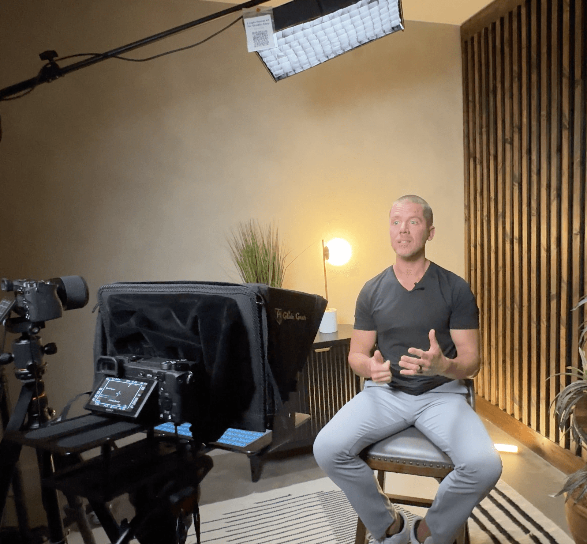 Athlete winning a race