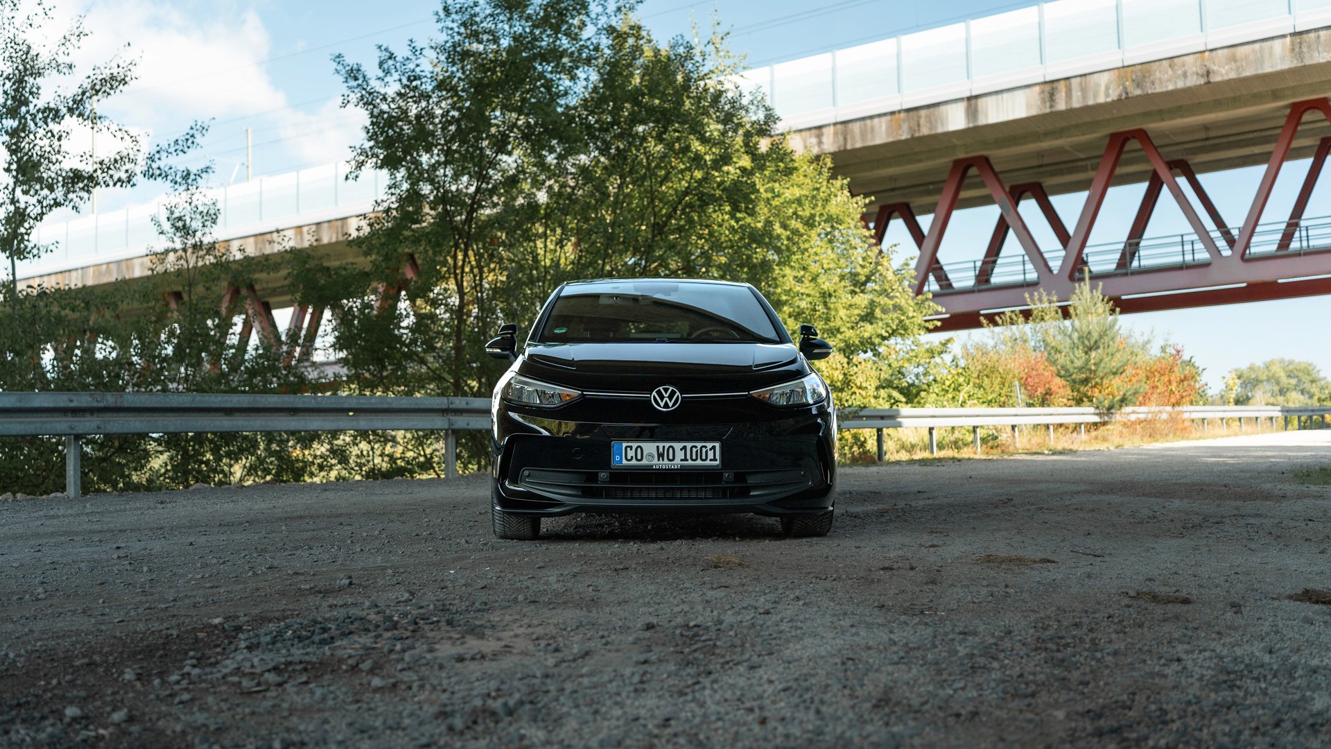 VW ID.3 Frontansicht als Fahrschulauto von Marco’s Fahrschul-Team in Neustadt bei Coburg & Rödental.