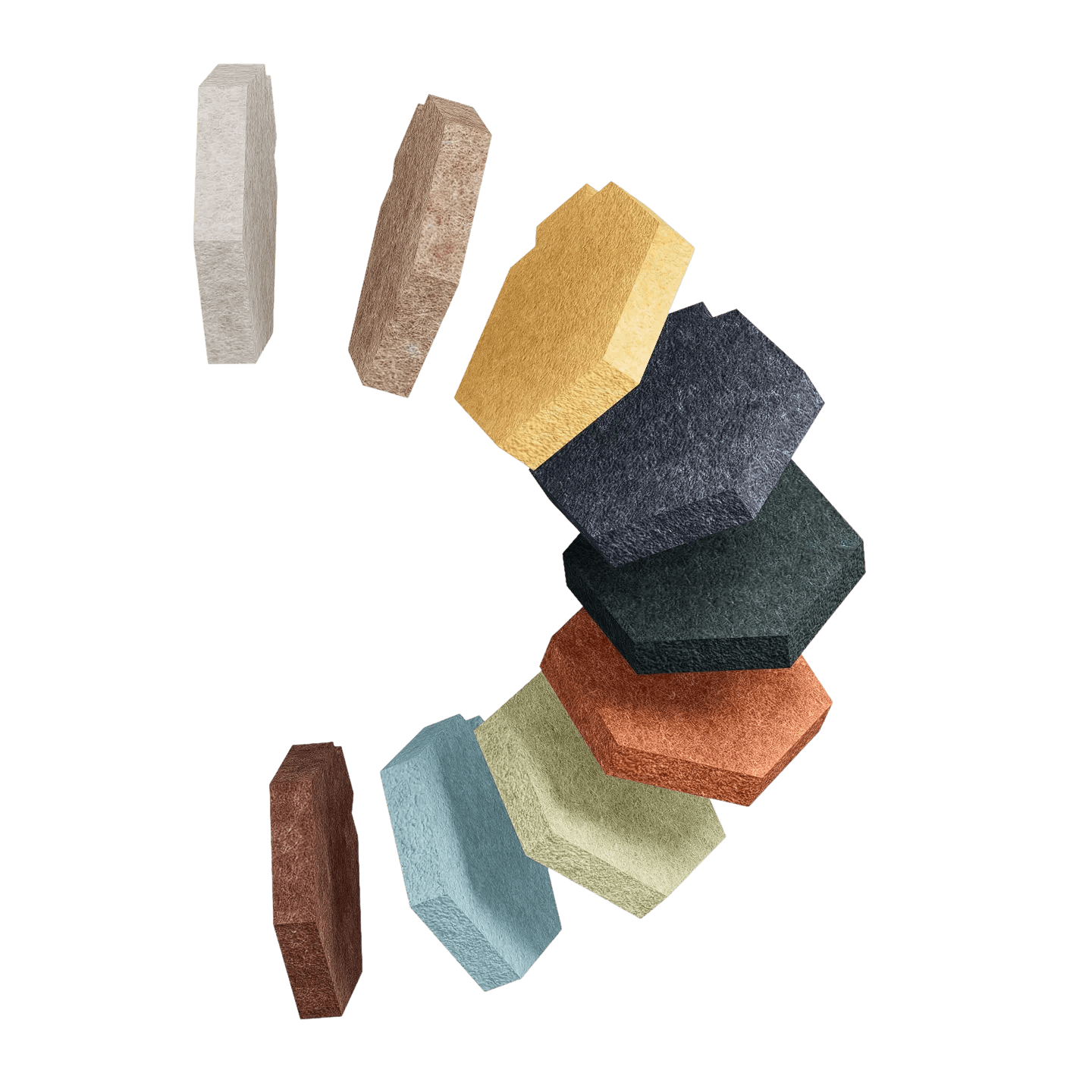 brown leather 2-seat sofa